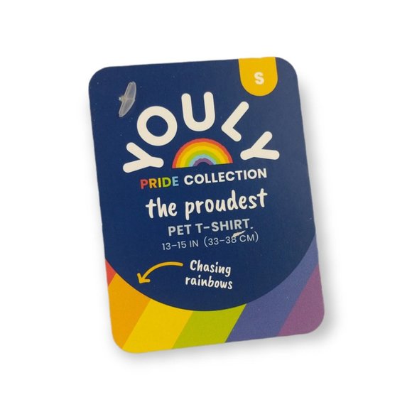 YOULY Dog Shirt Small Blue Lightweight Proud Pup - Picture 5 of 5